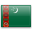 Flagge Turkmenistan